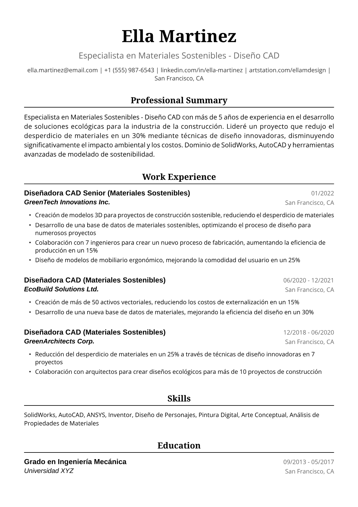 Diseñadora CAD