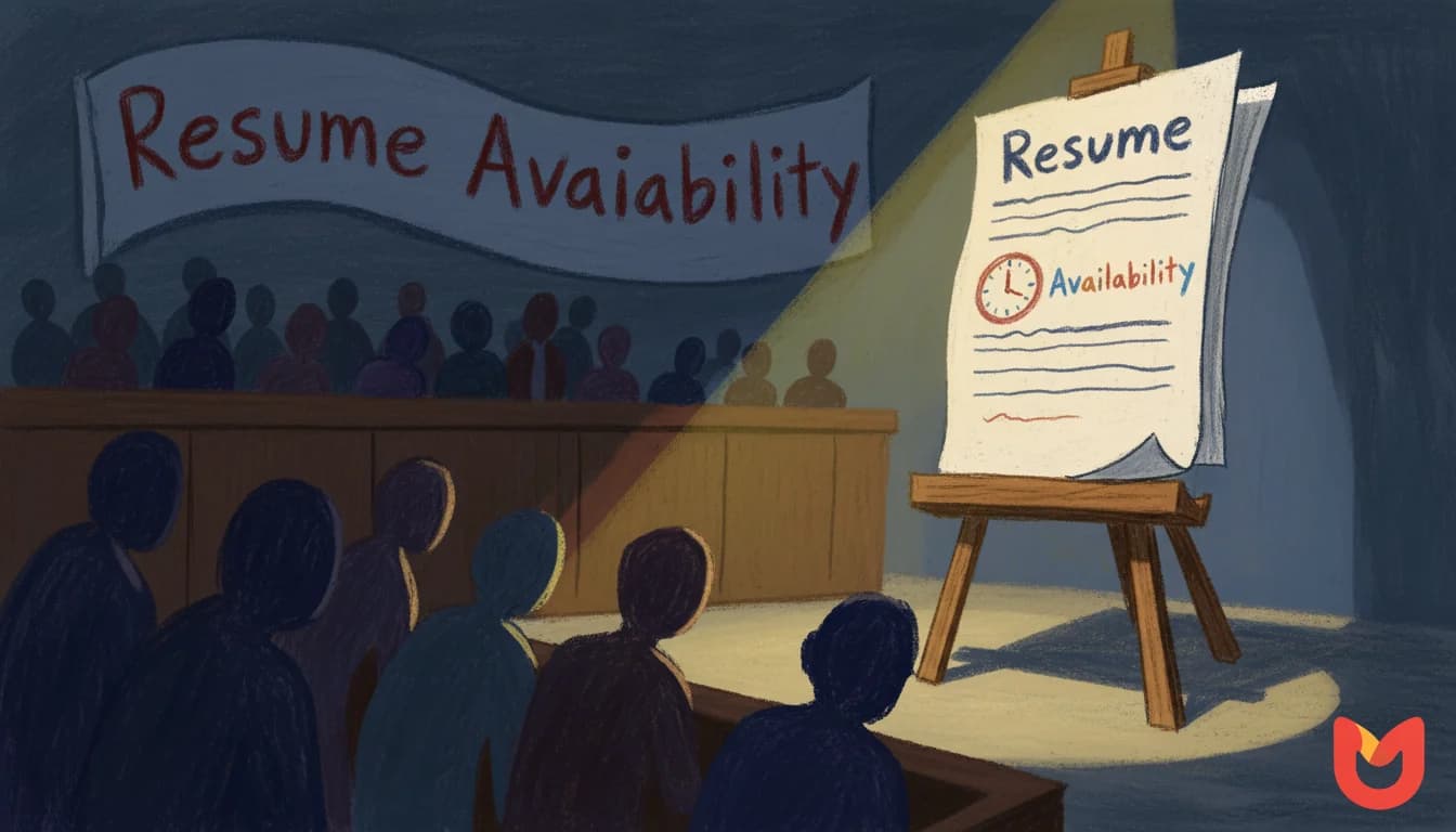 Availability on Resume: When to Include It and Examples