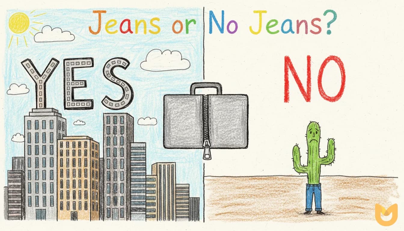 Can You Wear Jeans to an Interview? Dress Code Rules