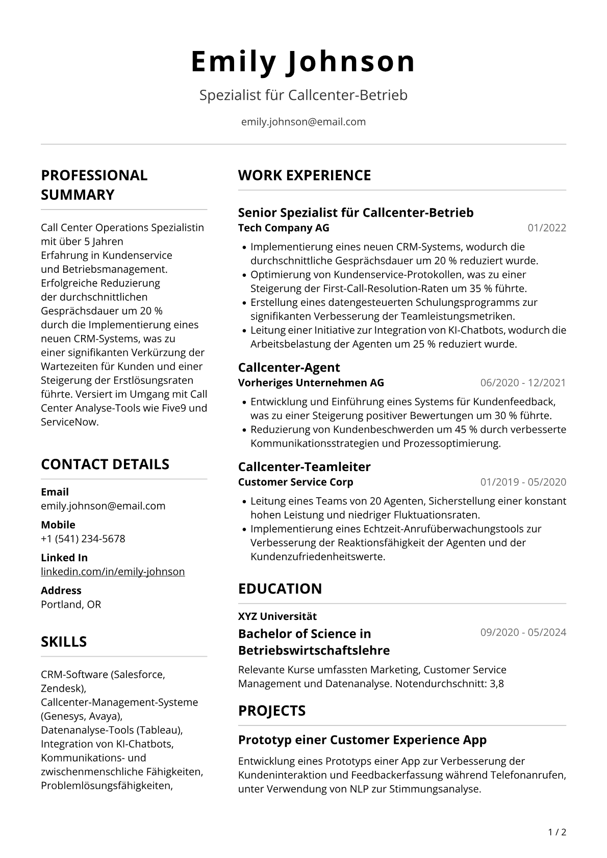 Callcenter-Agentin