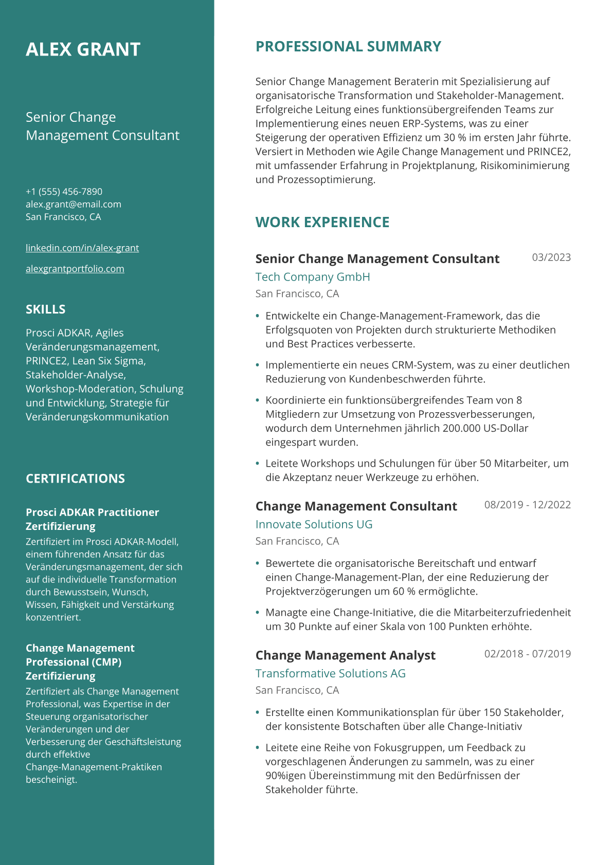 Change Managerin