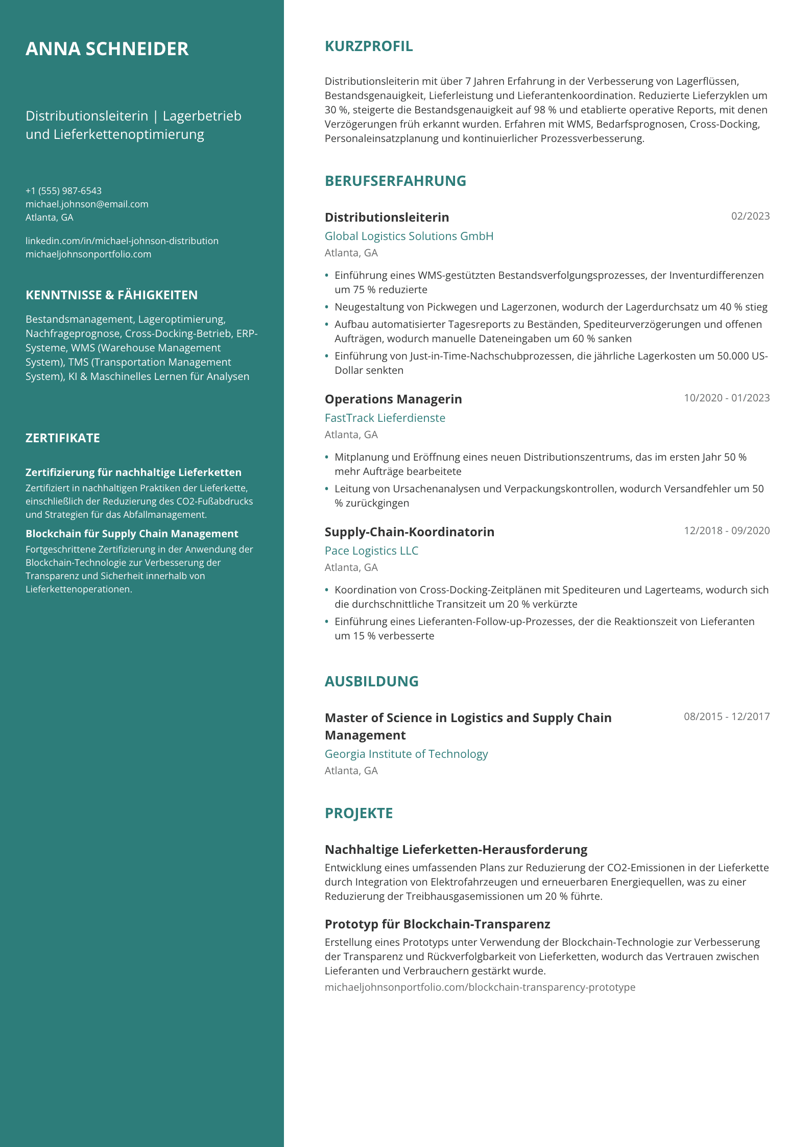 Distributionsleiterin