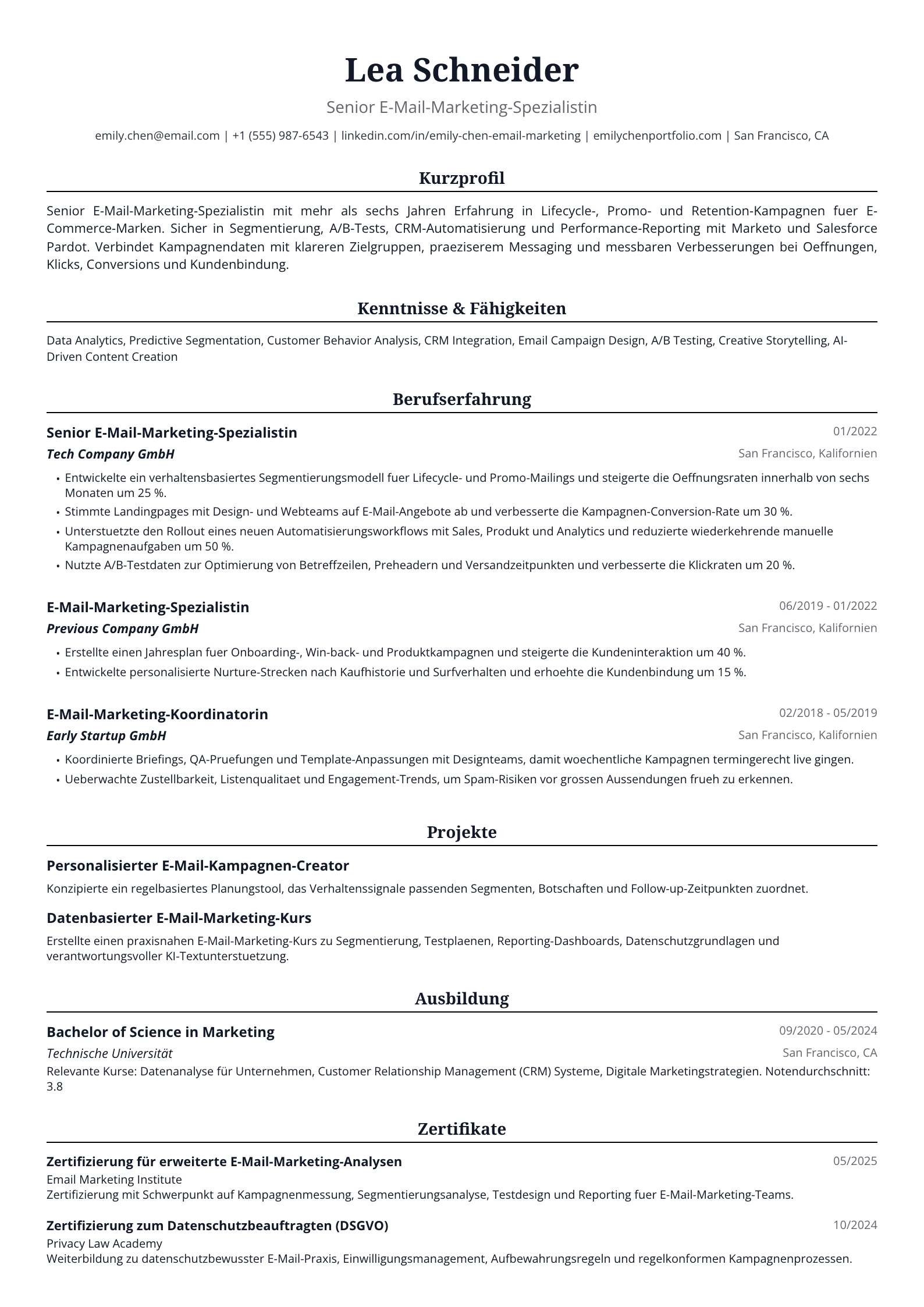 E-Mail-Marketing-Spezialistin