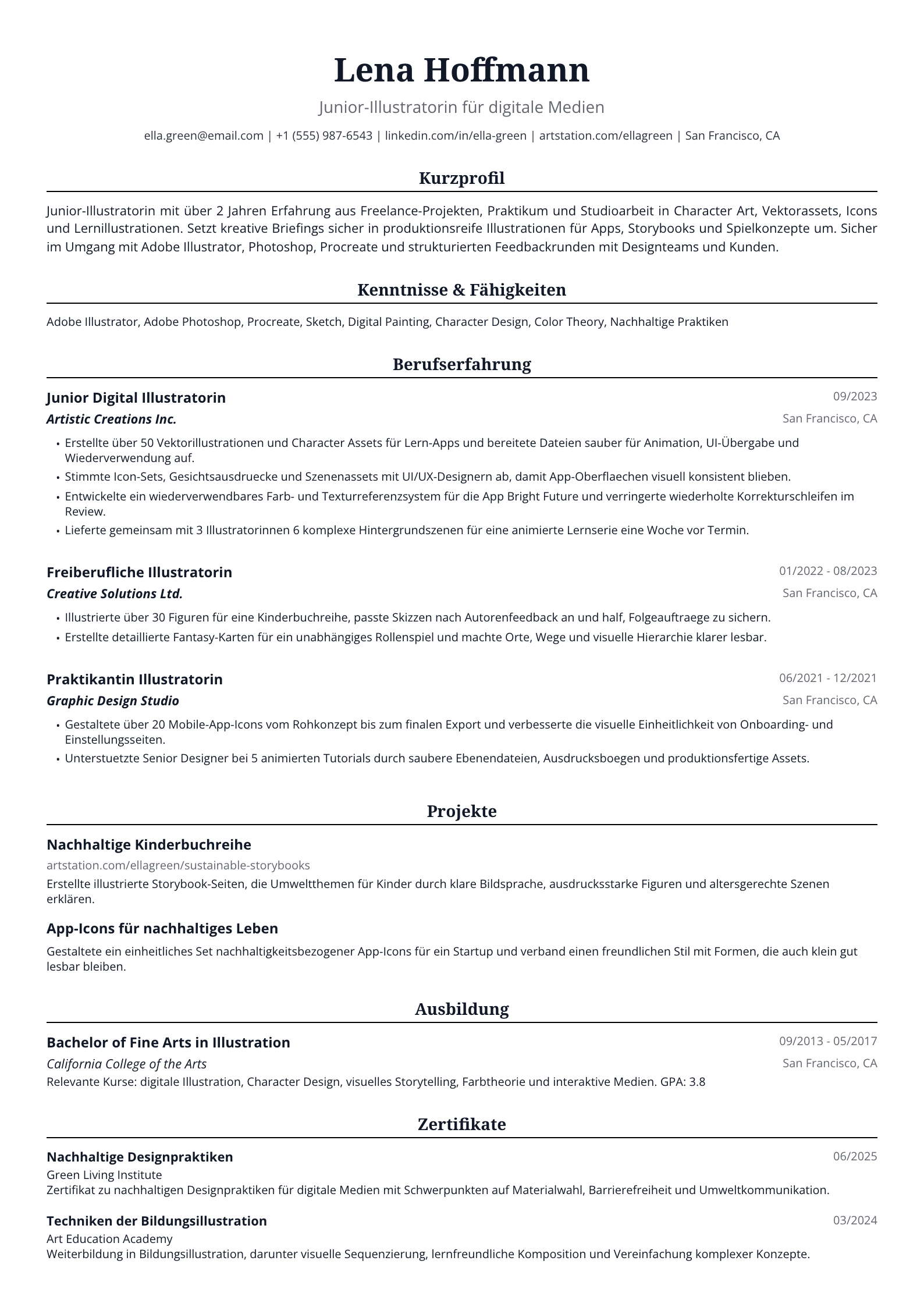 Junior-Illustratorin