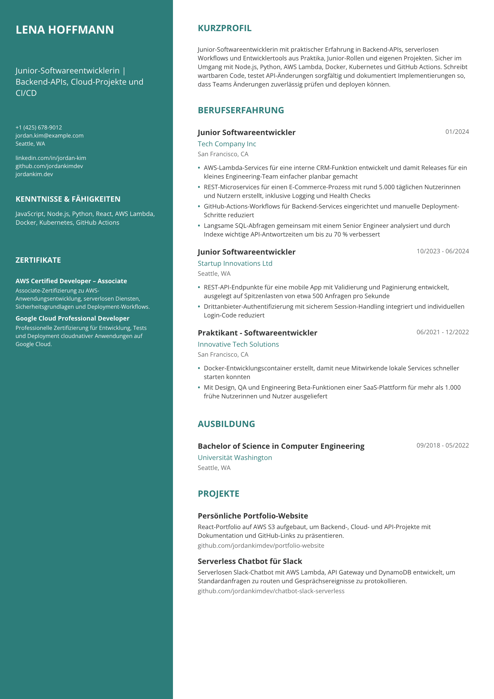 Junior-Softwareentwicklerin