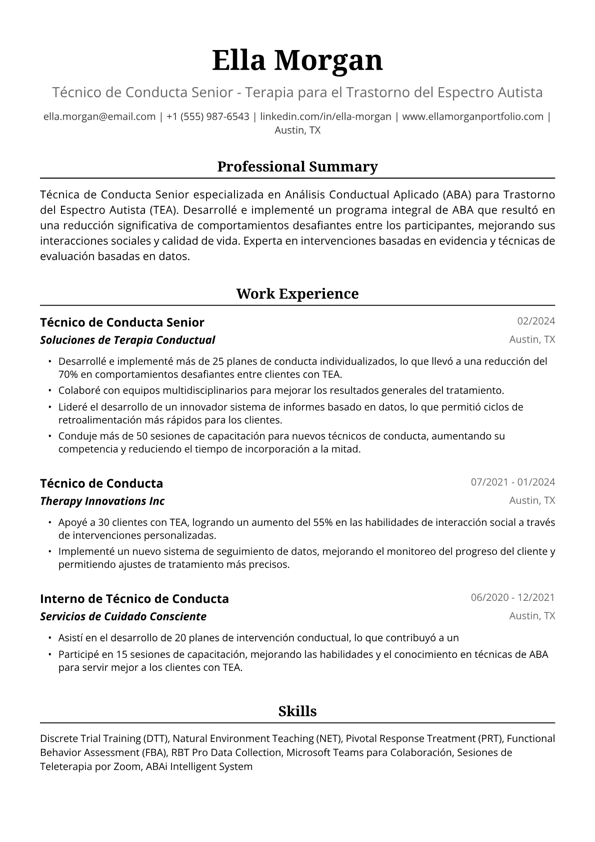 Técnica de conducta