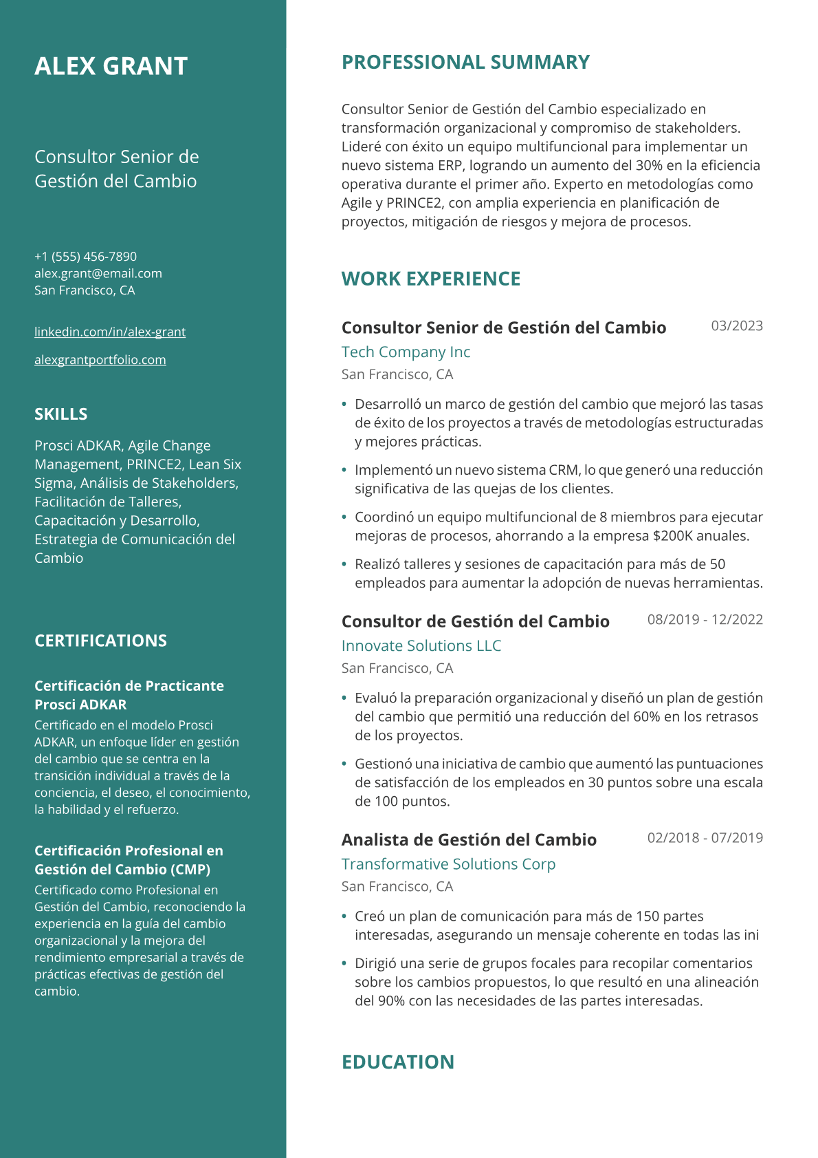 Gestor del Cambio