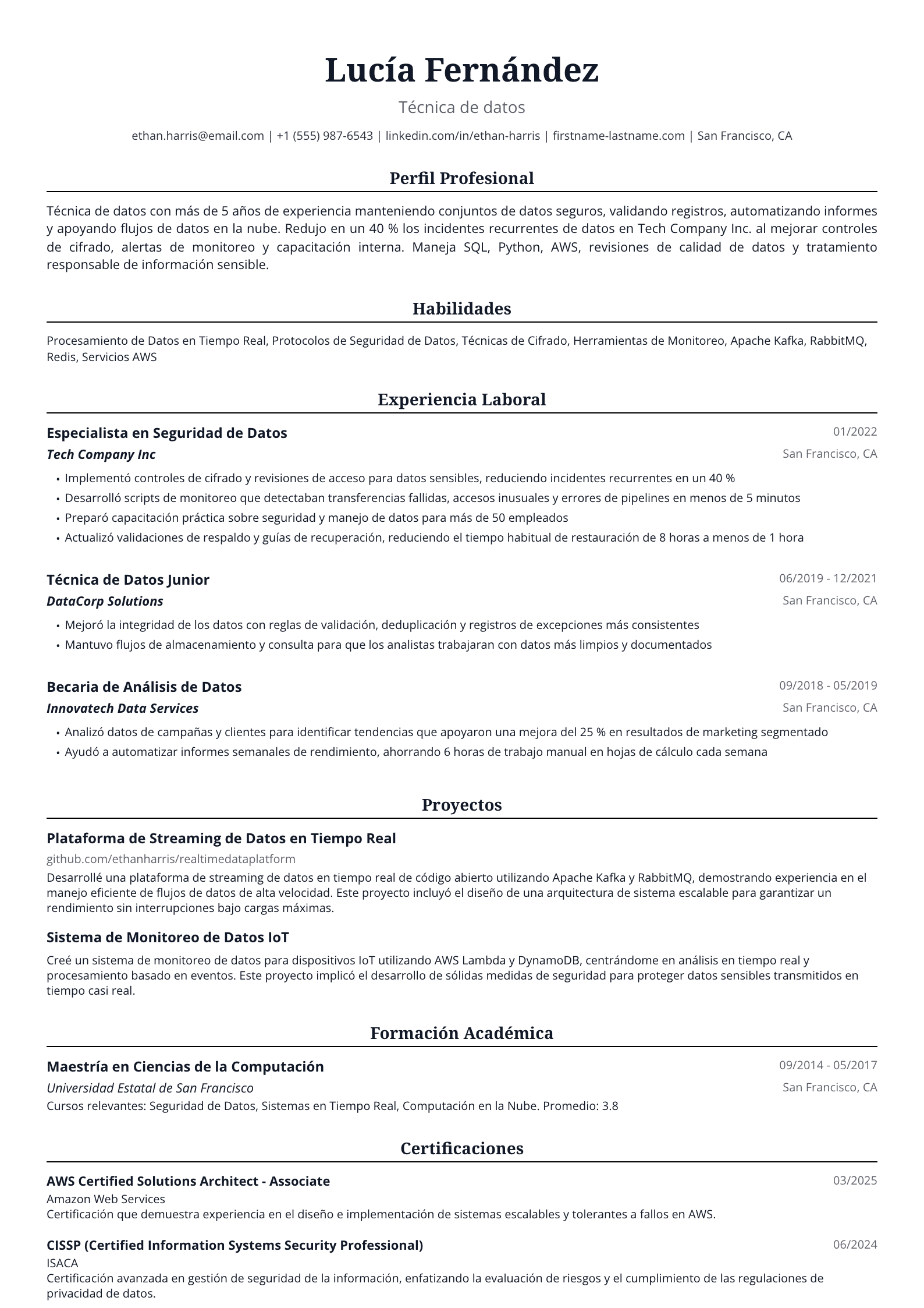Técnica de datos
