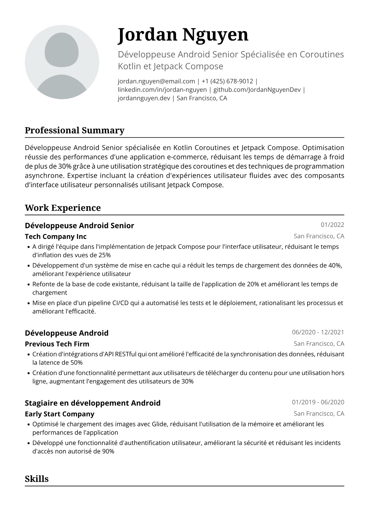 Développeuse d'applications Android