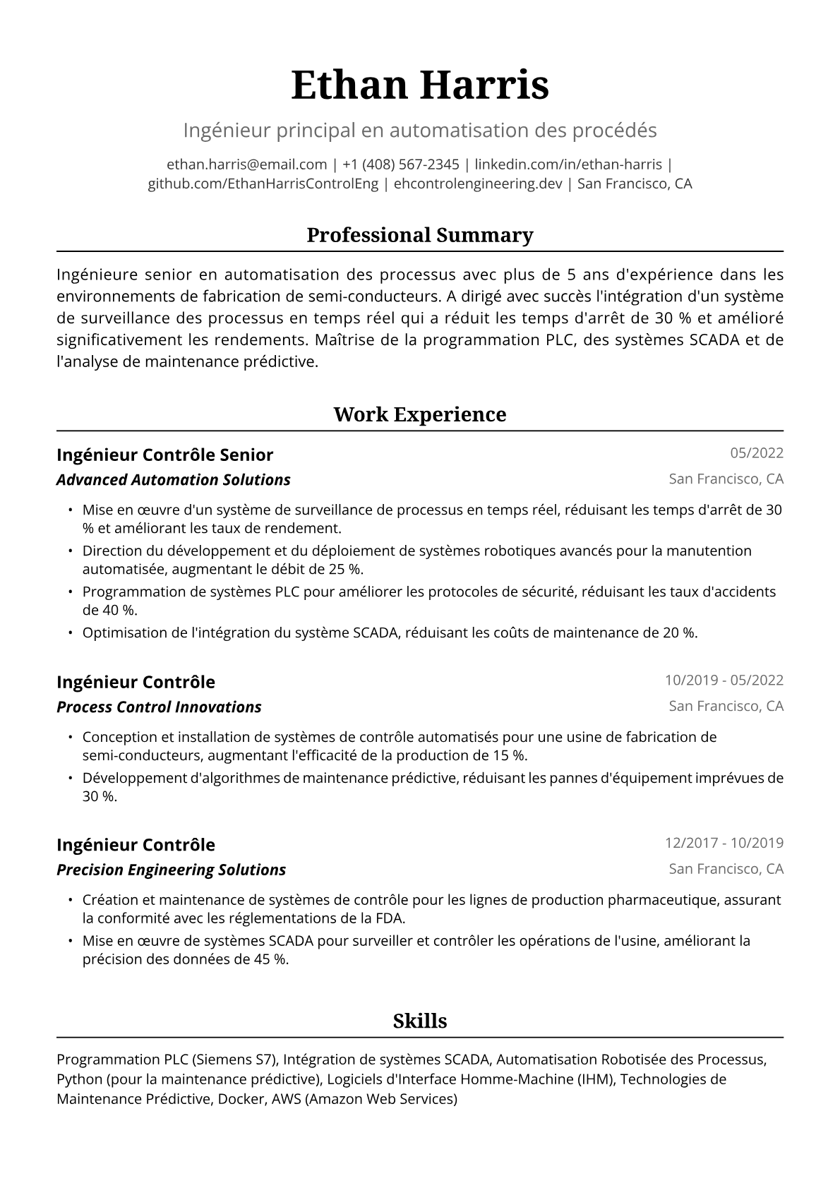 Ingénieure automaticienne