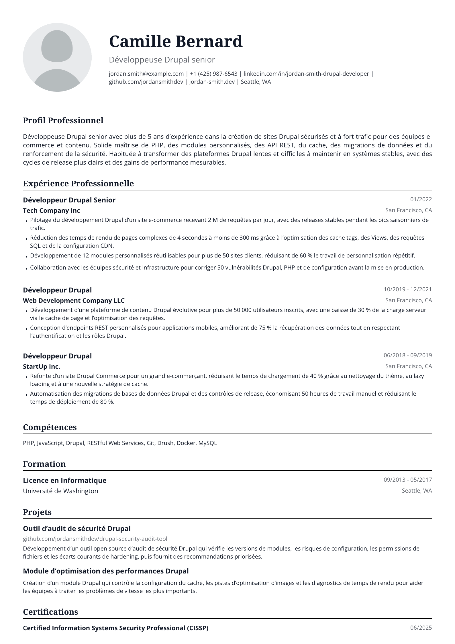 Développeuse Drupal