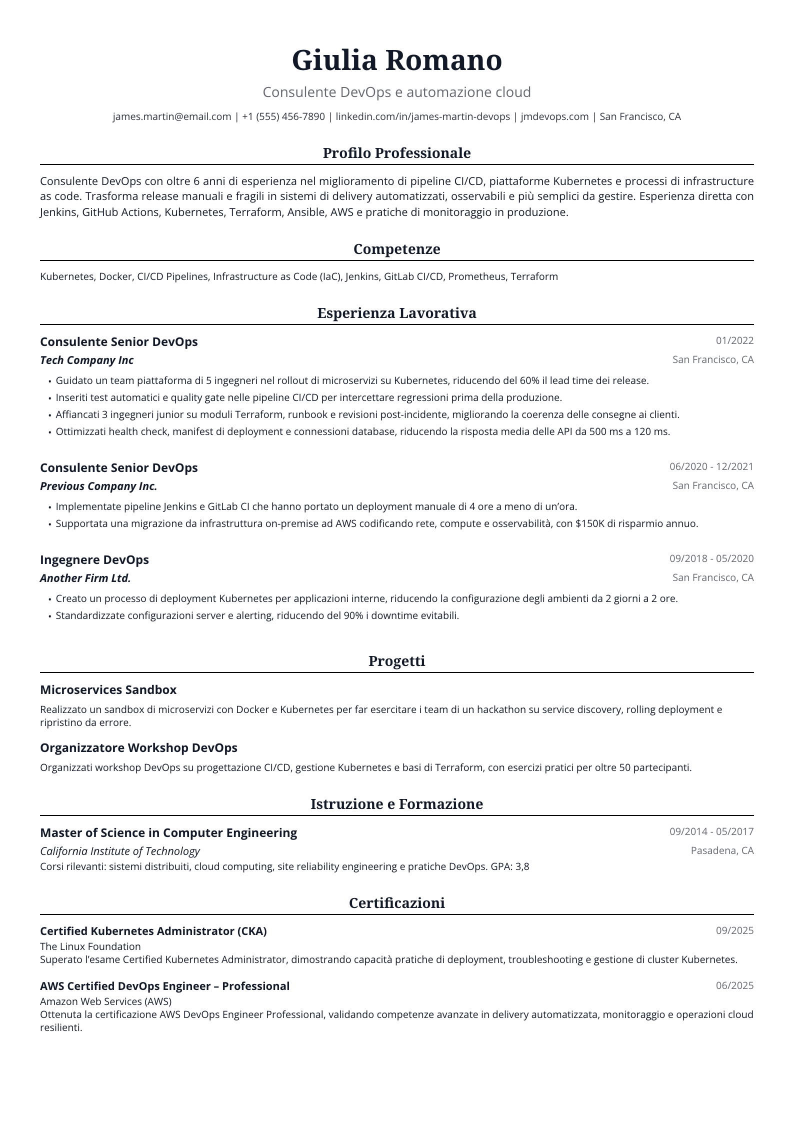 Consulente DevOps