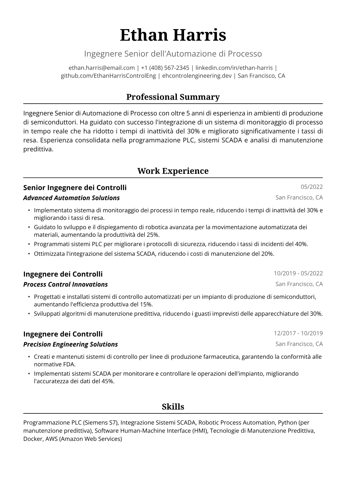 Ingegnere dell'automazione