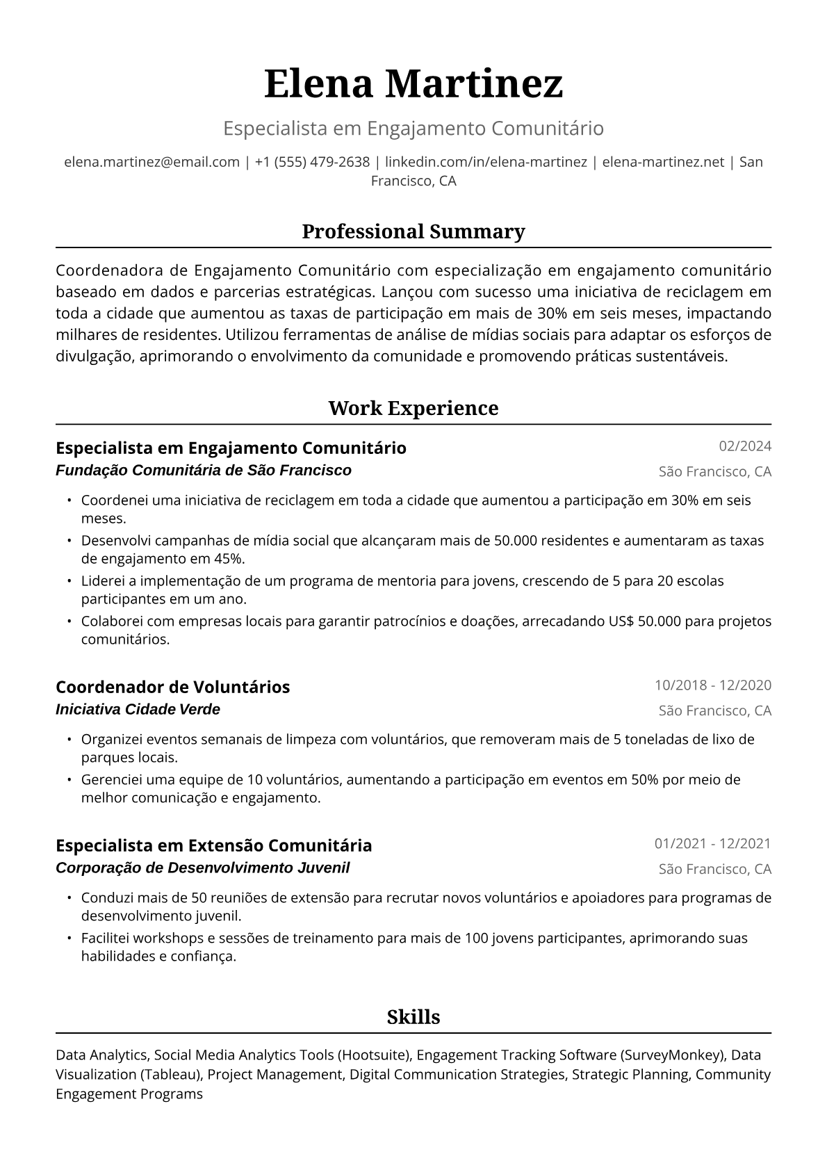 Especialista em engajamento comunitário
