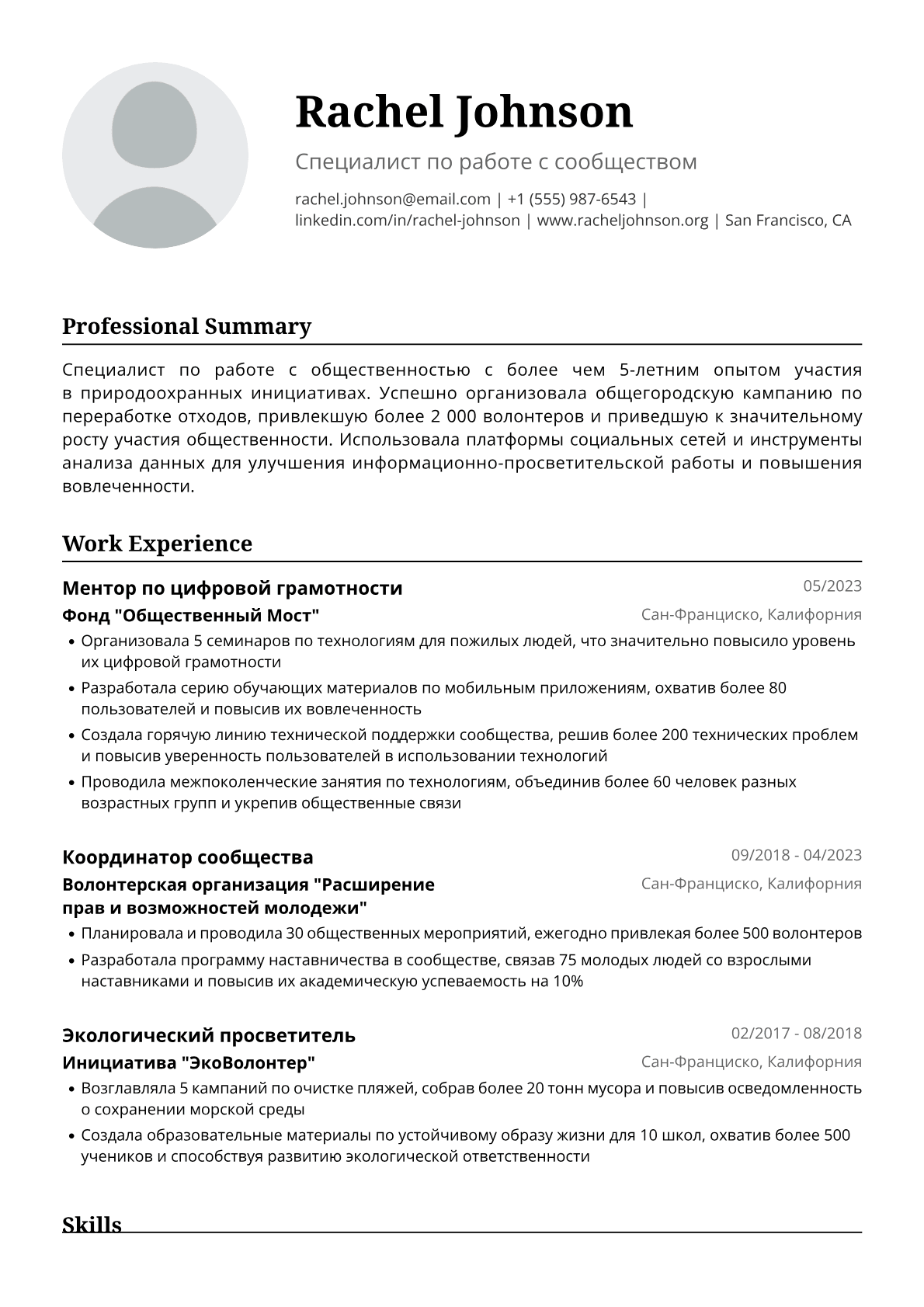 Волонтер сообщества